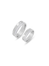 TIMELESS SILVER COUPLE RINGS