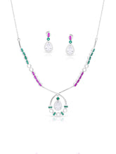 AURORA ADORNMENT SILVER NECKLACE SET