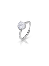 Classic Solitaire Adjustable Ring