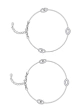 SILVENZA SILVER ANKLETS