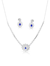 RADIANT SILVER TOUCH NECKLACE SET