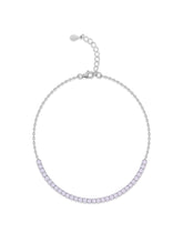 Silver Tennis Bracelet with Swarovski Zircon