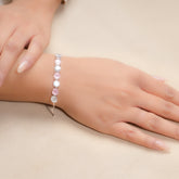 Elegant Adjustable Bracelet with Premium Diamonds