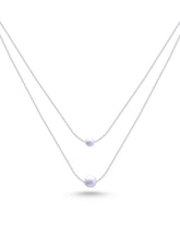 Serene Layers 925 Silver Pearl Chain