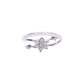 Arrow Floral Sparkle Ring