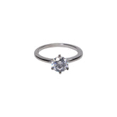Classic Solitaire Zircon Ring