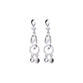 Elegant Drop Earrings with Premium Diamonds
