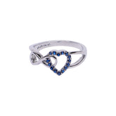 Eternal Sapphire Heart Ring