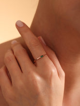 Emerald Grace Minimalist Ring