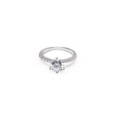 Solitaire Ring with Premium Diamond