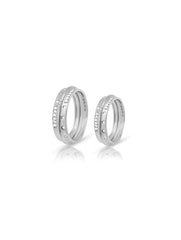 CELESTIAL SILVER COUPLE RINGS