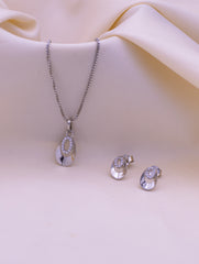 LUSTRA SILVER CHAIN SET