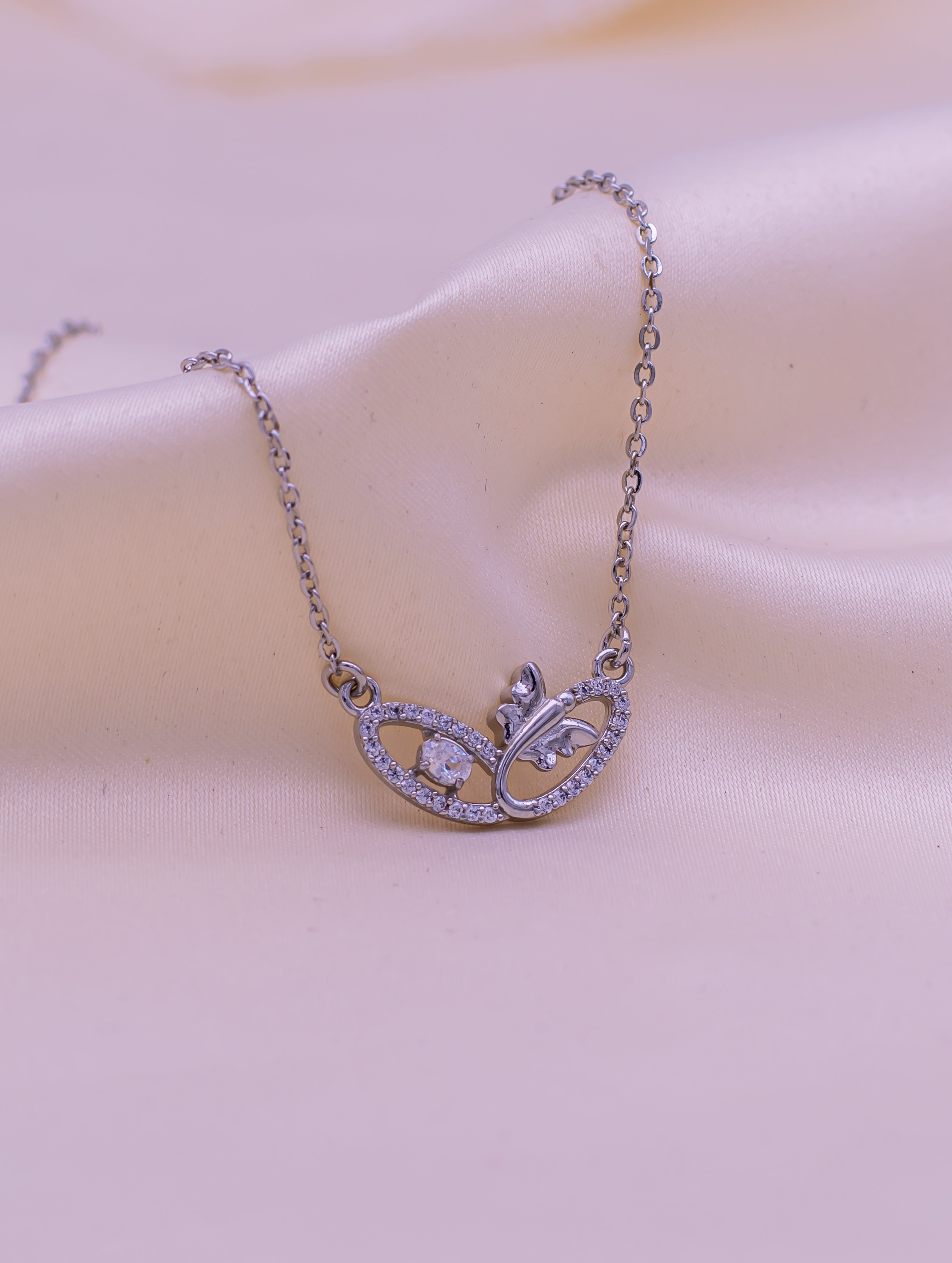 SILVER CELESTI CHAIN