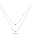 Serene Layers 925 Silver Pearl Chain
