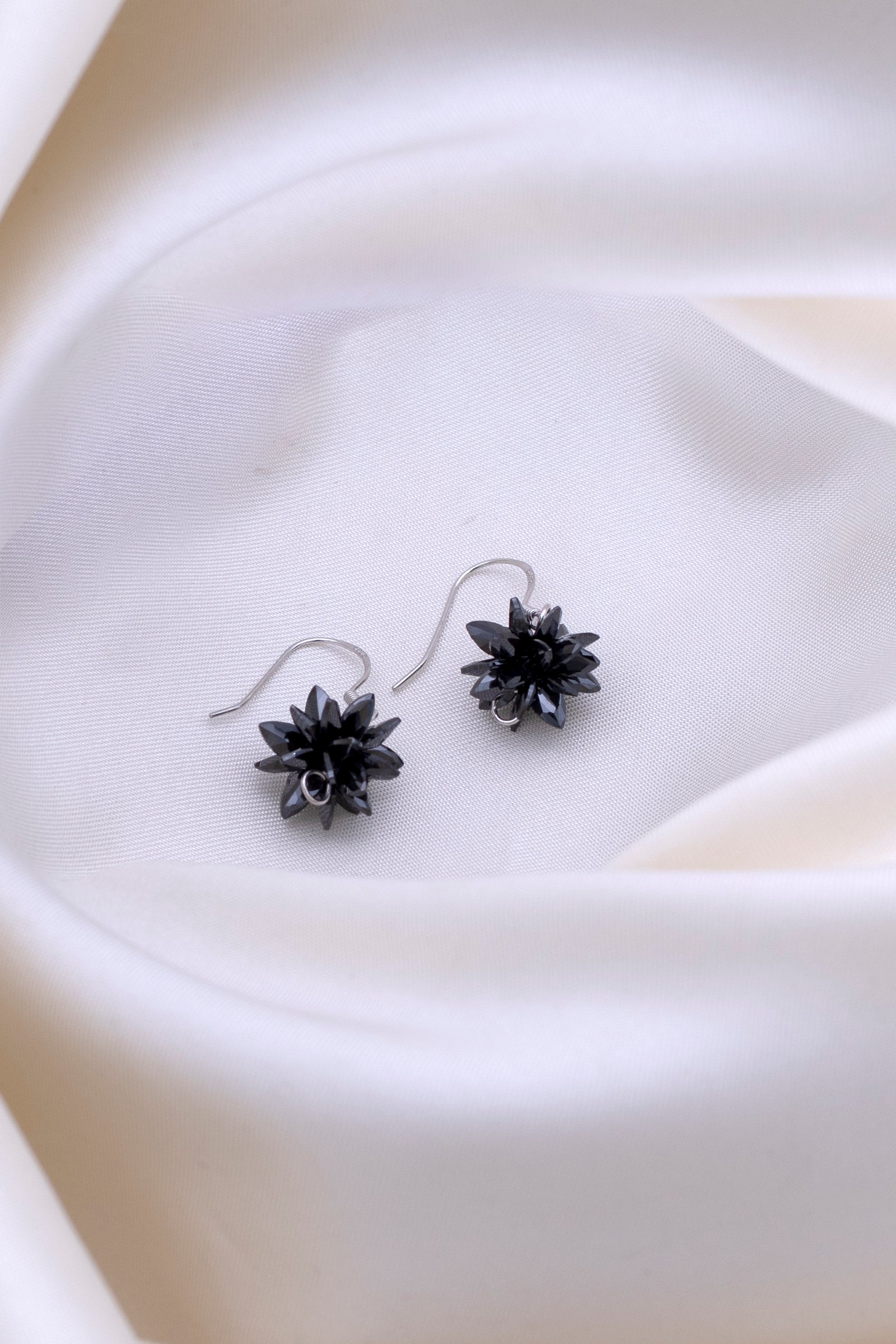Black Crystal Earrings