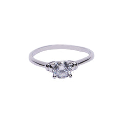 Handmade 925 Pure Silver Solitaire Ring