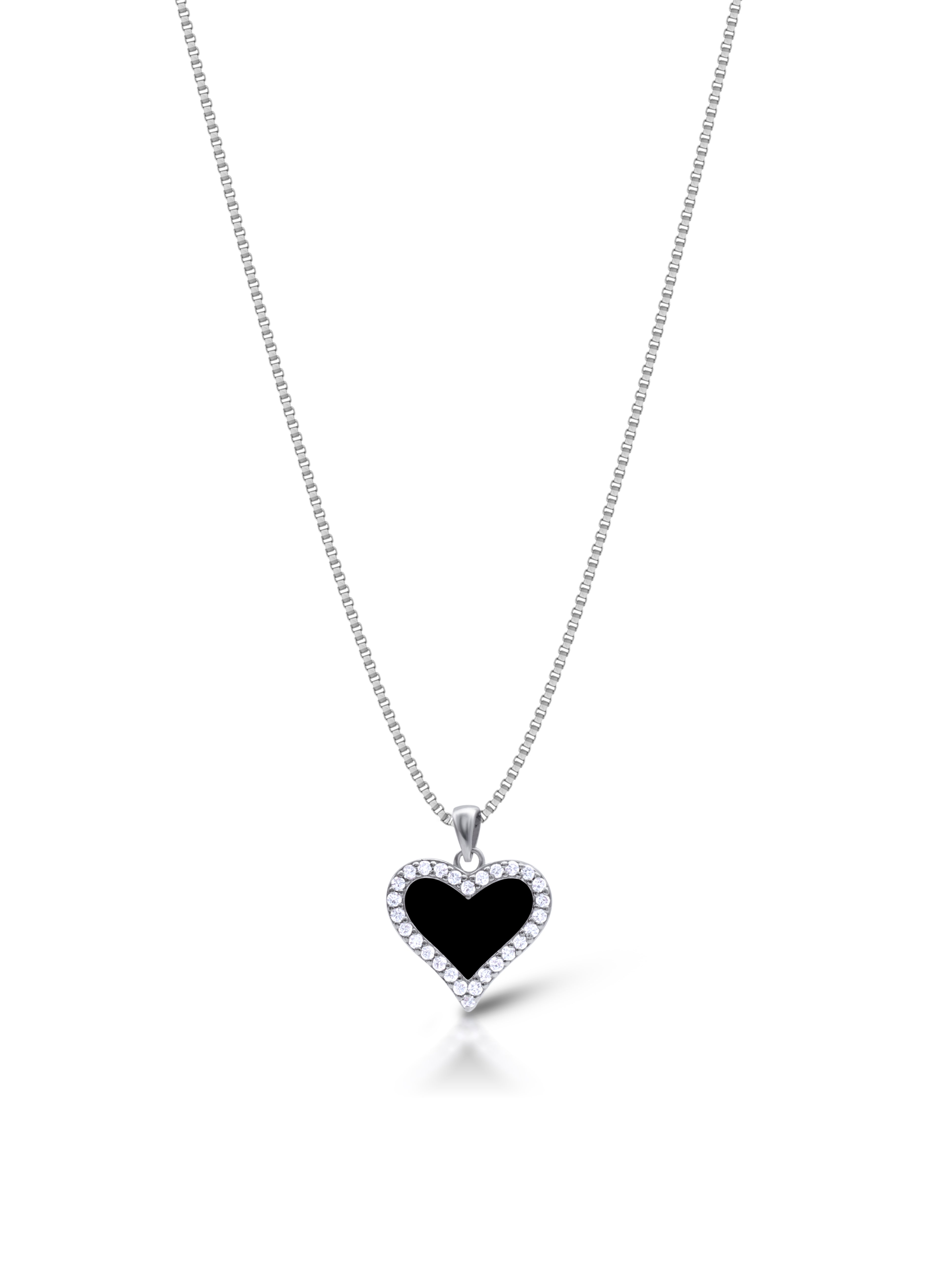 Midnight Luxe Silver Chain