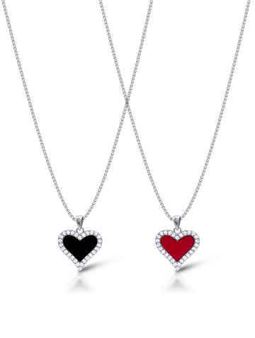 Midnight Luxe Silver Chain