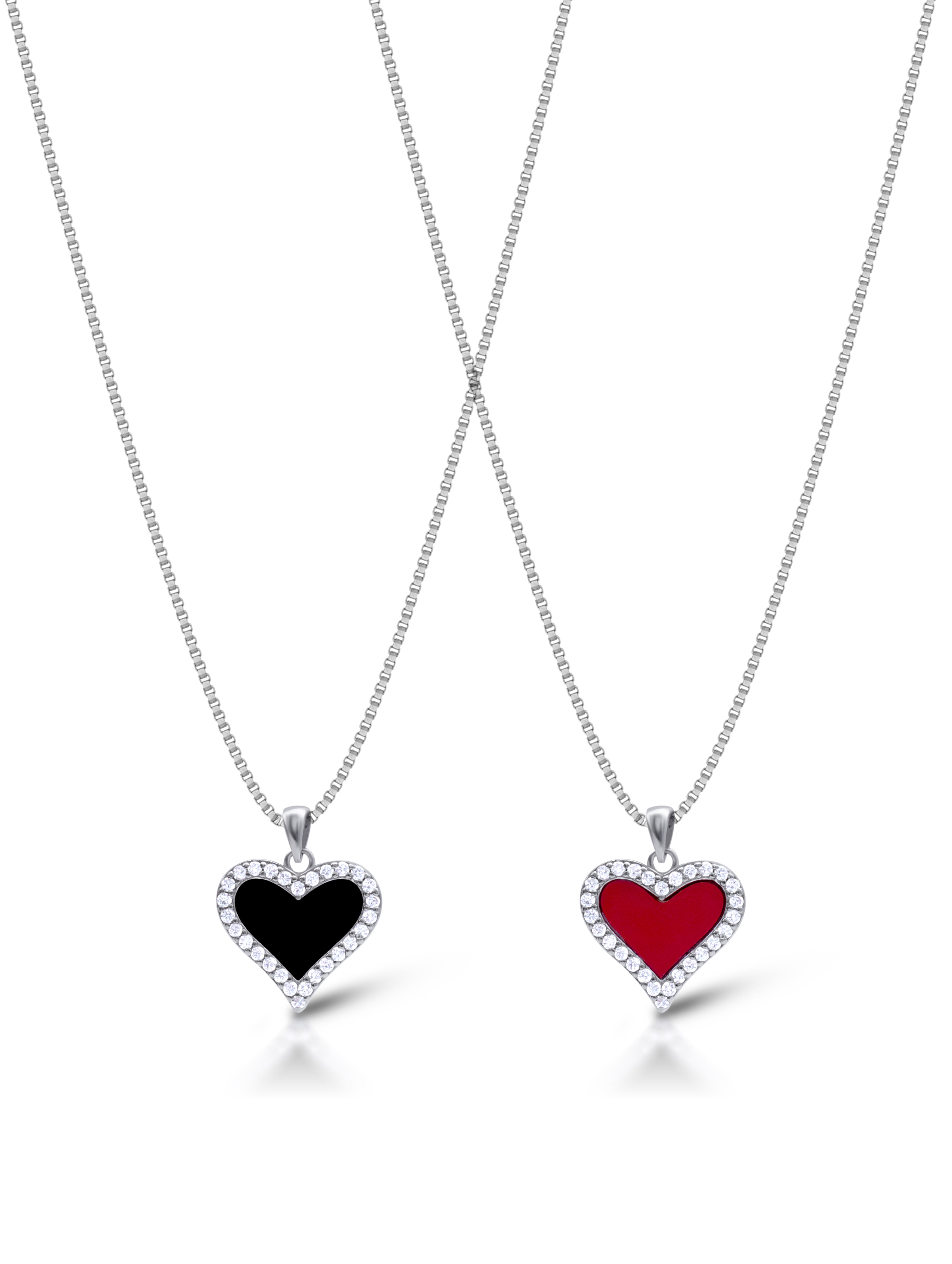 Midnight Luxe Silver Chain