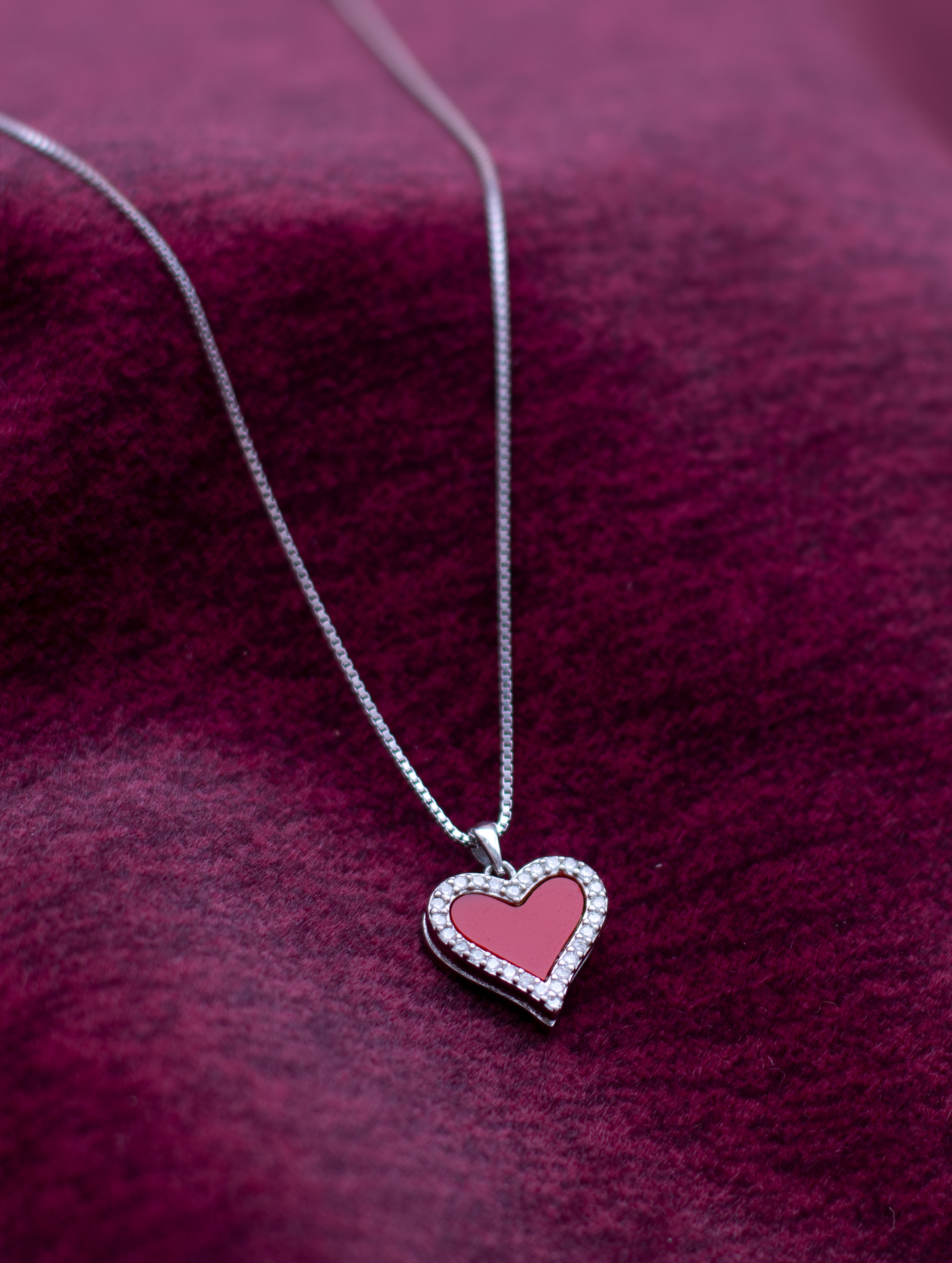 Midnight Luxe Silver Chain