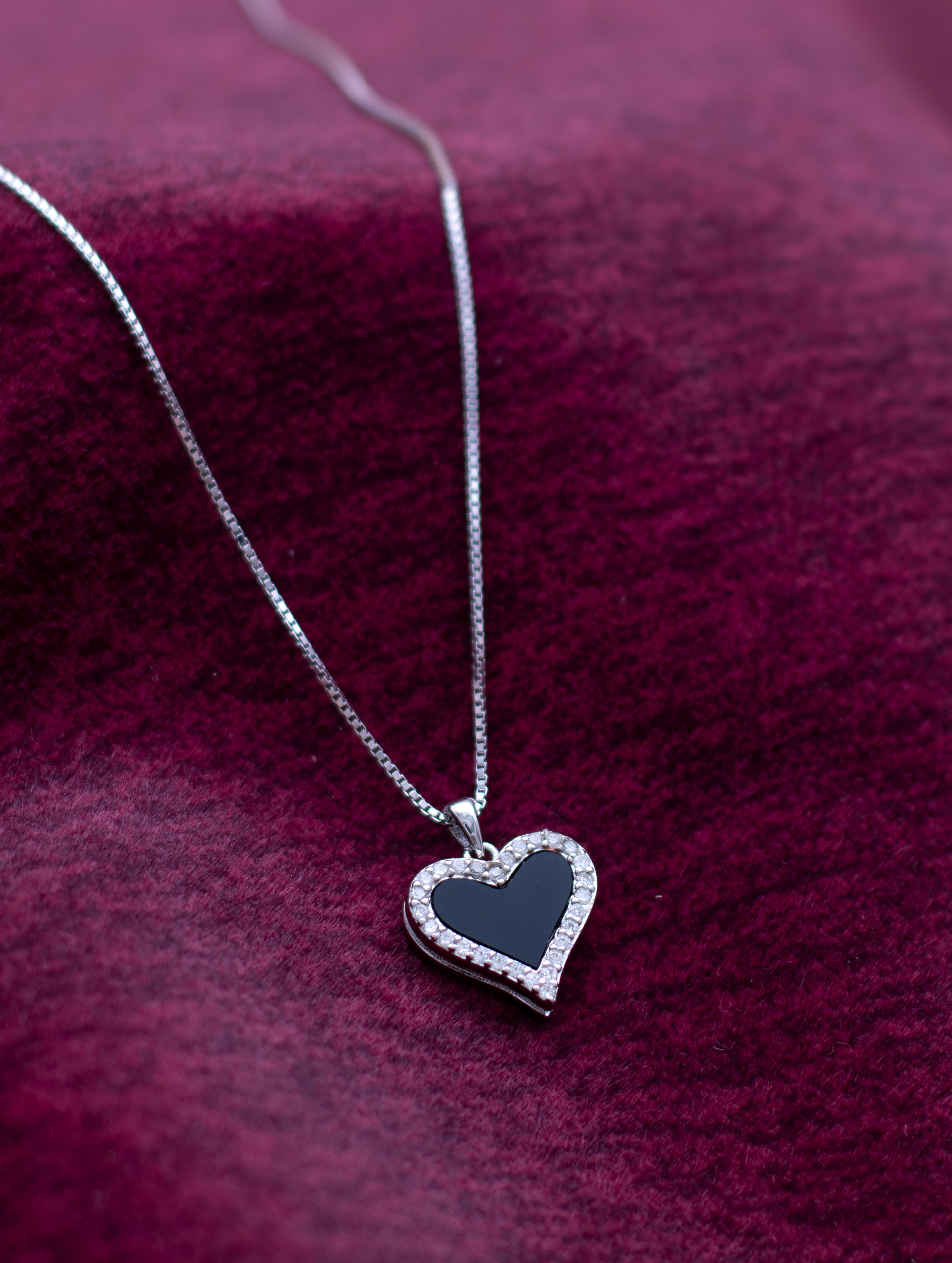 Midnight Luxe Silver Chain
