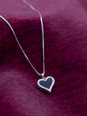 Midnight Luxe Silver Chain