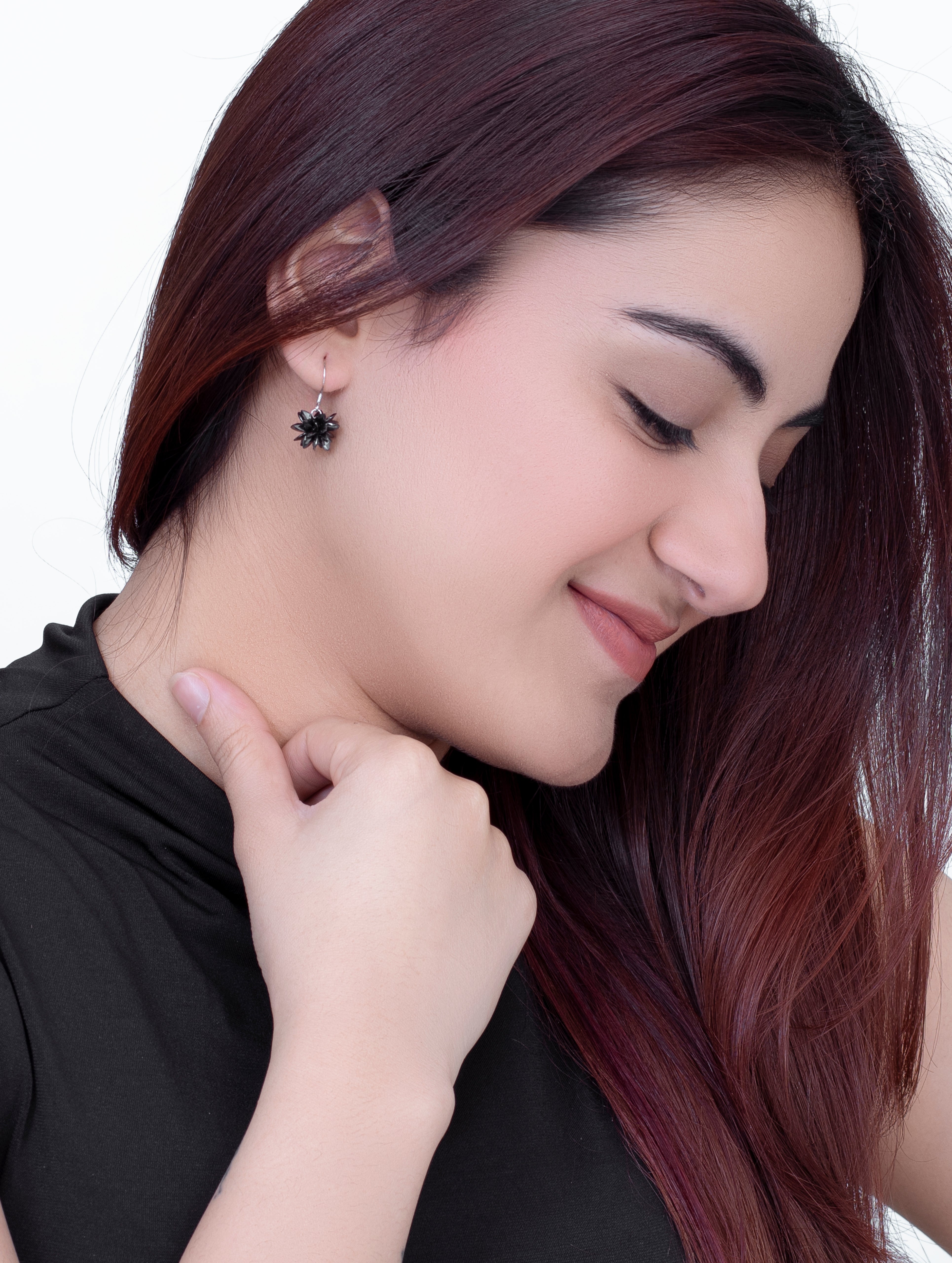Black Crystal Earrings