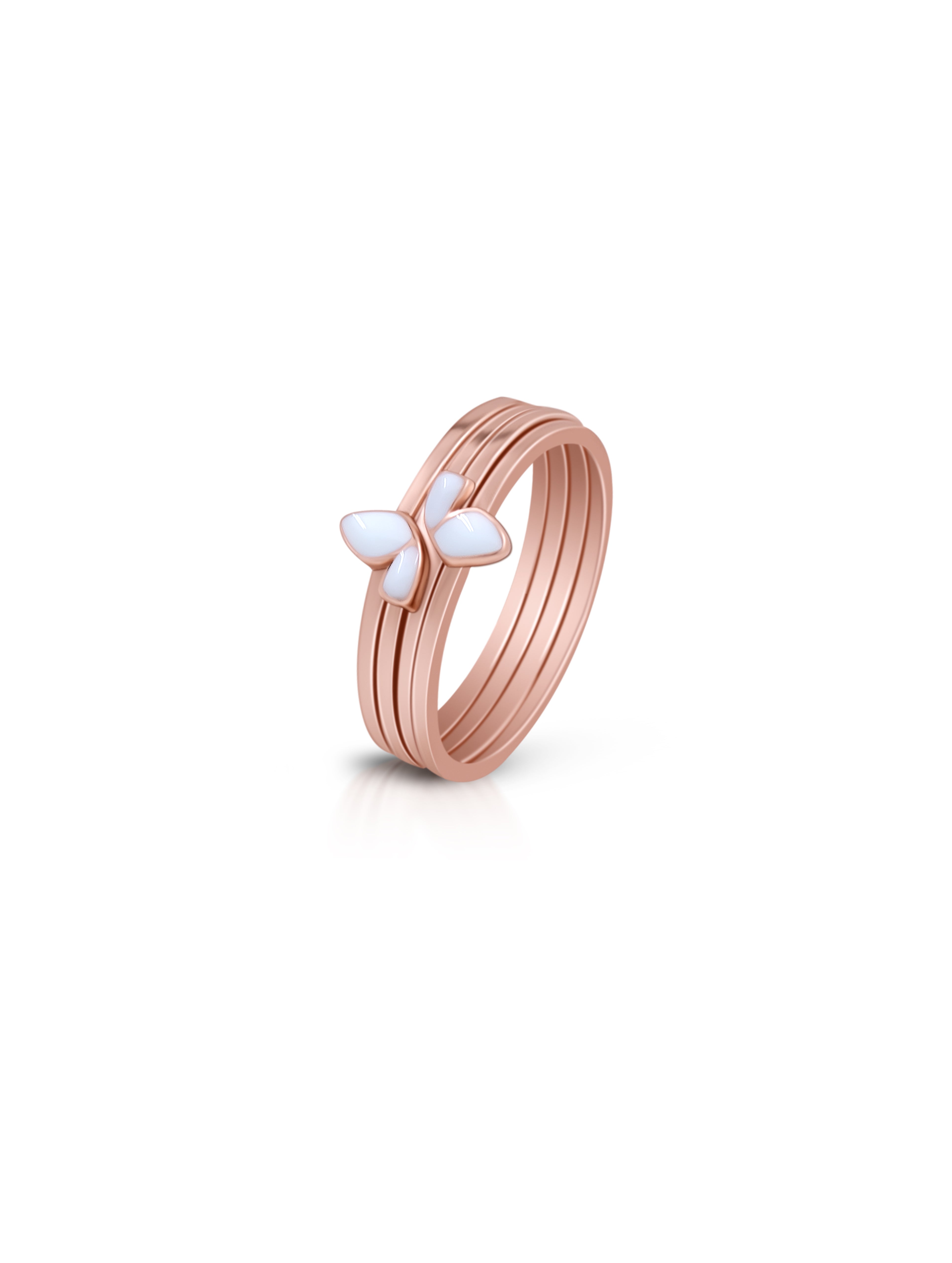 Mirabelle 925 Silver Butterfly Ring