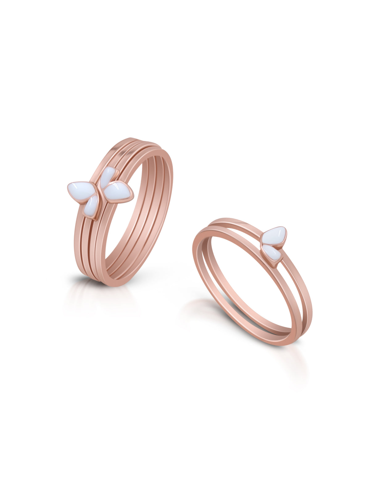 Mirabelle 925 Silver Butterfly Ring