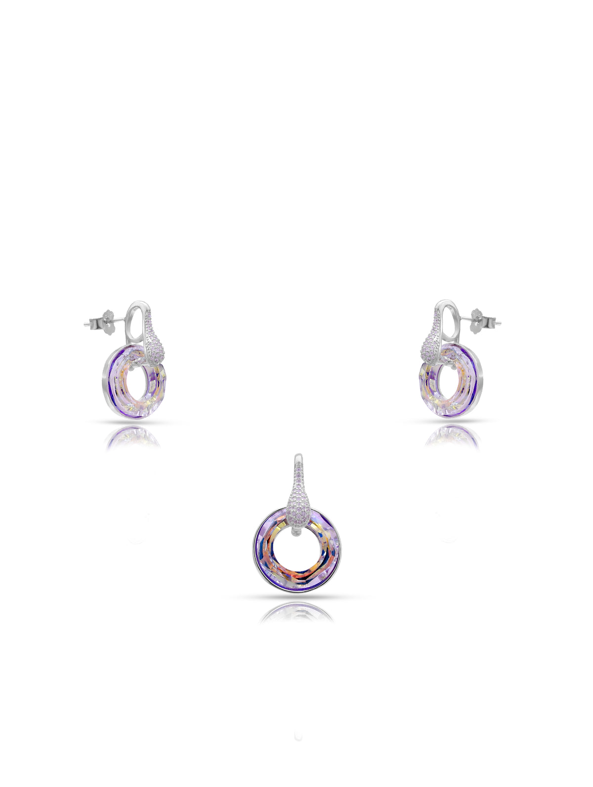 Solara 925 Silver Pendant Set