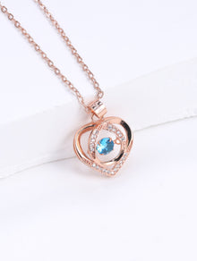 Azure Heart 925 Silver Chain