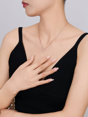 Roselle Heart 925 Silver Chain