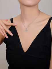 Azure Heart 925 Silver Chain