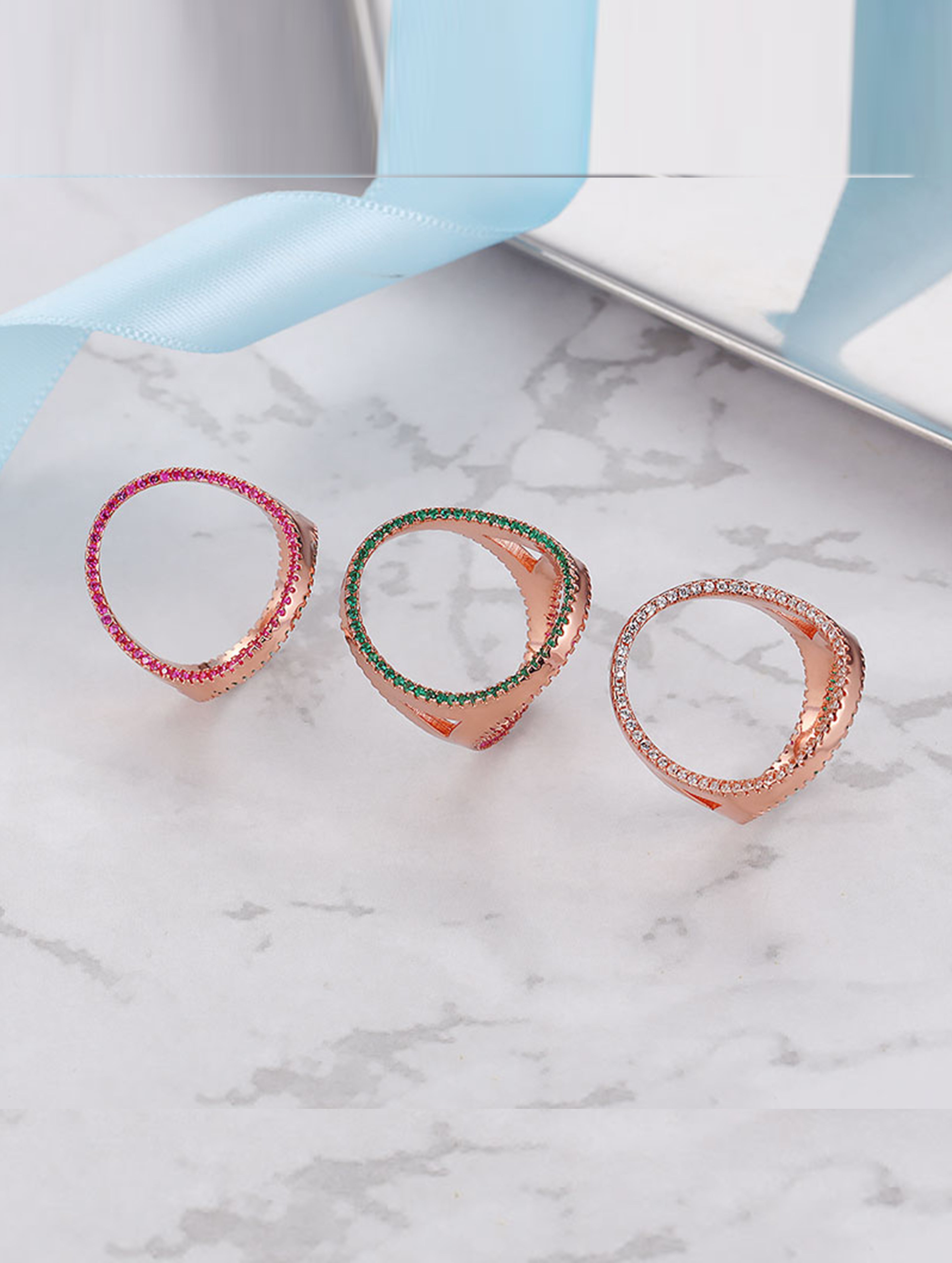 Cirque 925 Silver Reversible Ring