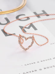 Roselle Heart 925 Silver Chain