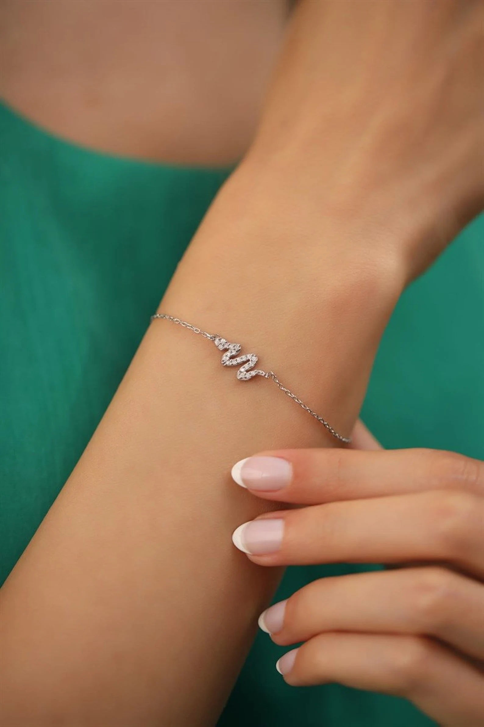 Minimalist Snake Bracelet - Pure 925 Silver