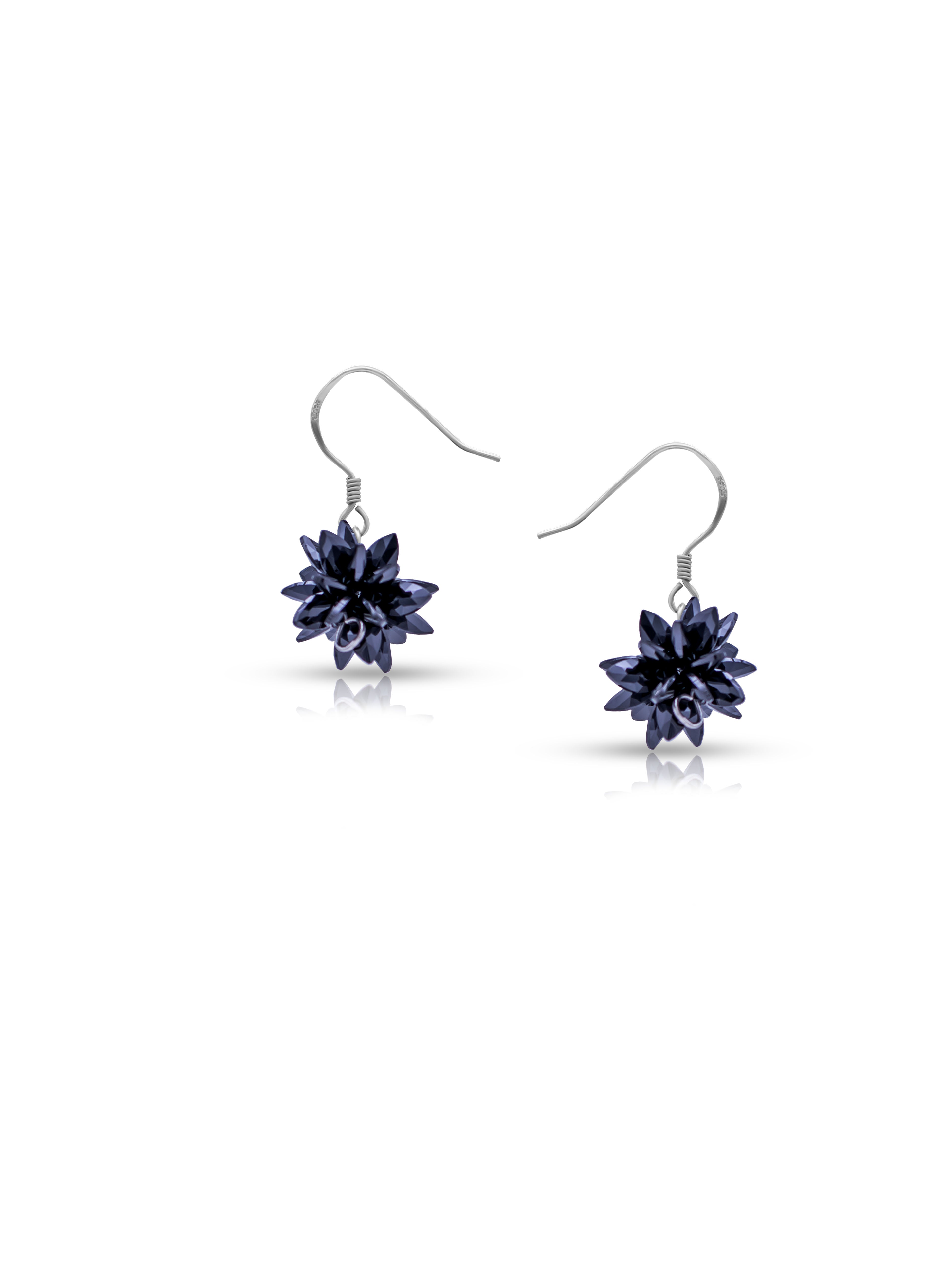 Black Crystal Earrings