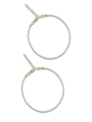 Adjustable Anklet with Twisted Design