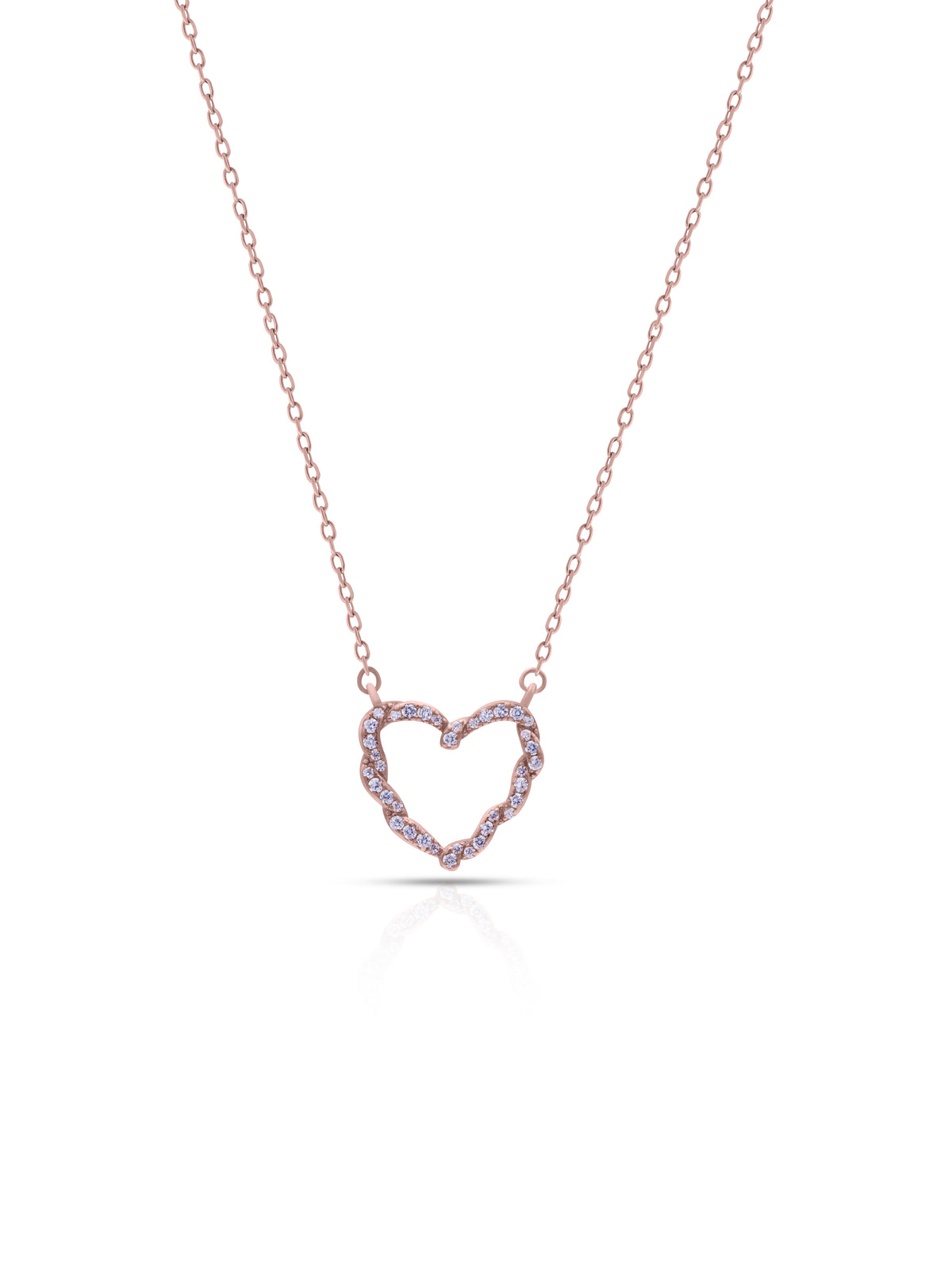 Roselle Heart 925 Silver Chain