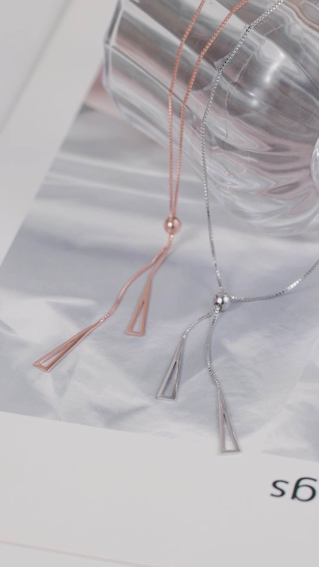 Dual Form 925 Silver Chain