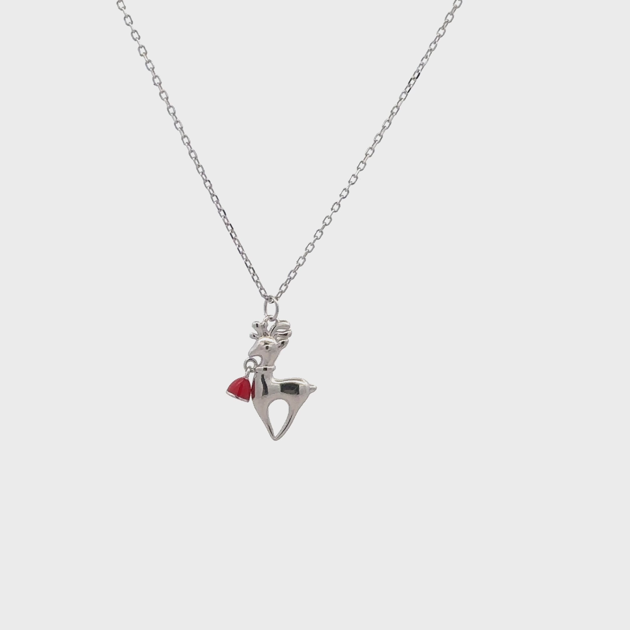 Frostlight Reindeer 925 Silver Chain