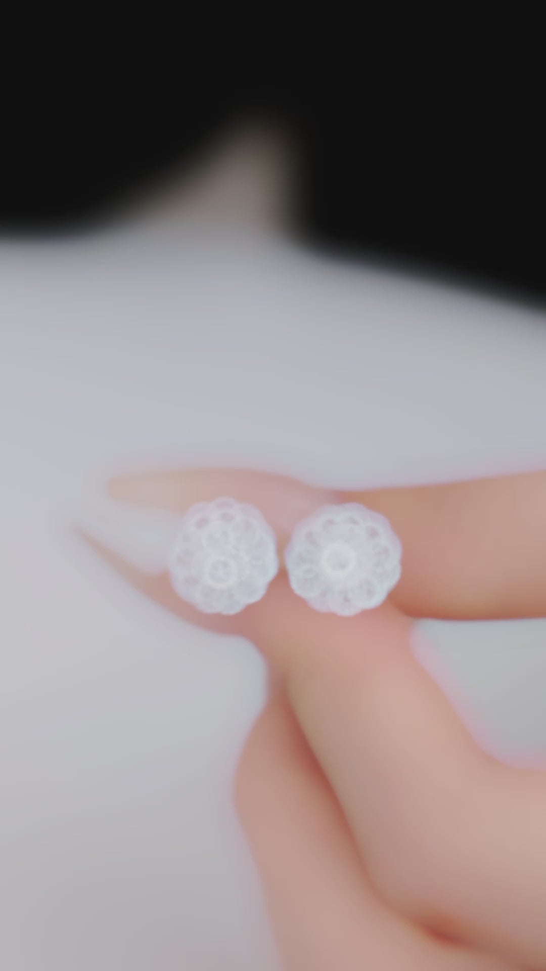 Solara 925 Silver Solitaire Earrings
